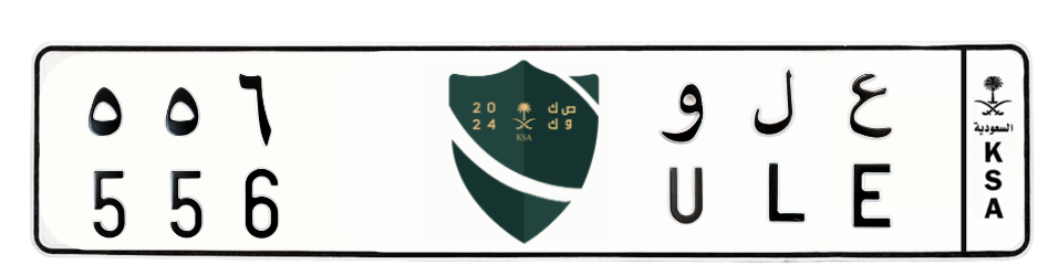 لوحة ع ل و 556
